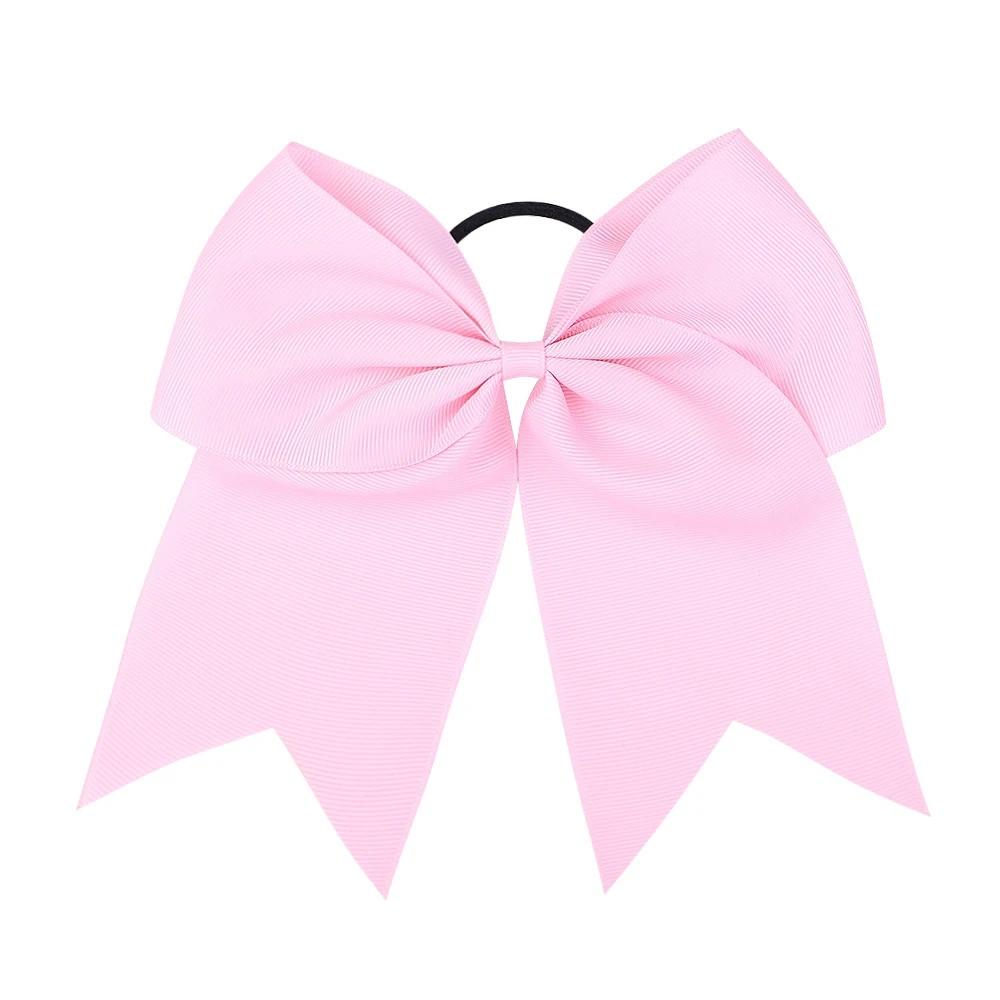 1 szt. Jednokolorowe Duże Kokardy z Elastycznymi Gumkami do Włosów dla Dziewczynek Kokarda z Wstążki Gumka do Włosów Nakrycie Głowy Akcesoria do Włosów dla Dzieci