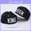 King Queen Embroidered Baseball Cap With Sun Protection For Outdoor Sports