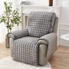 Flannel Plush Recliner Sofa Cover Solid Color Lazy Boy Relax Armchair Slipcover Non-Slip Anti-cat Scratch Sofa Cushion Protector