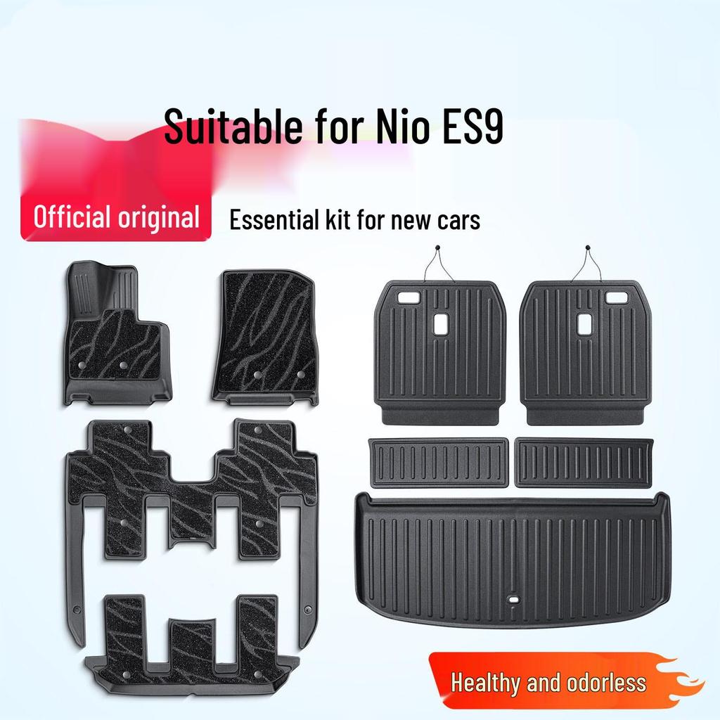 Nio ES9 Starry Sky TPE Floor Mats & Full Surround Trunk Interior Decor Accessories