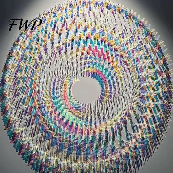 High Transparency Acrylic Squares Mini Iridescent Squares, Translucent Rainbow Pieces, 2cm 3cm Holographic Transparent Craft Tiles for DIY Crafts,