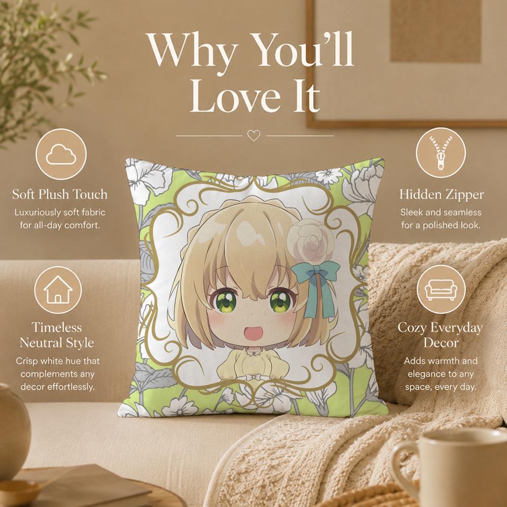 Novel T-The Holy Grail of ErisS Cushion Cover Double-Sided Printed Pillow Cover Hypoallergenic Dust-Mite Proof
