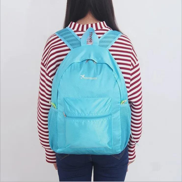 2021 Foldable Outdoor Backpack: Lightweight, Diamond Design for Students, Camping, and Mountaineering