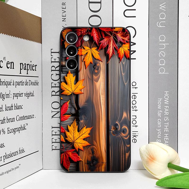 Vintage Autumn Fall Maple Leaf Pattern Phone Case for OnePlus 12 13 R 11 10 9 8 Pro Nord 4 N100 CE3 ACE2 ACE3 5G Soft Back Cover