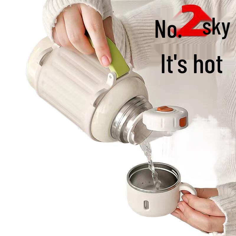 Large Capacity Insulated Thermos Flask – Portable Water Cup for Students, Men & Women