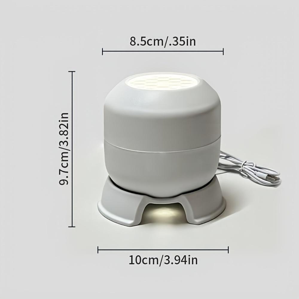 Rechargeable/Plug-in Dreamy Dynamic Projector Light Snowflakes Starry Atmosphere Christmas Projector Light Ocean USB Night Light
