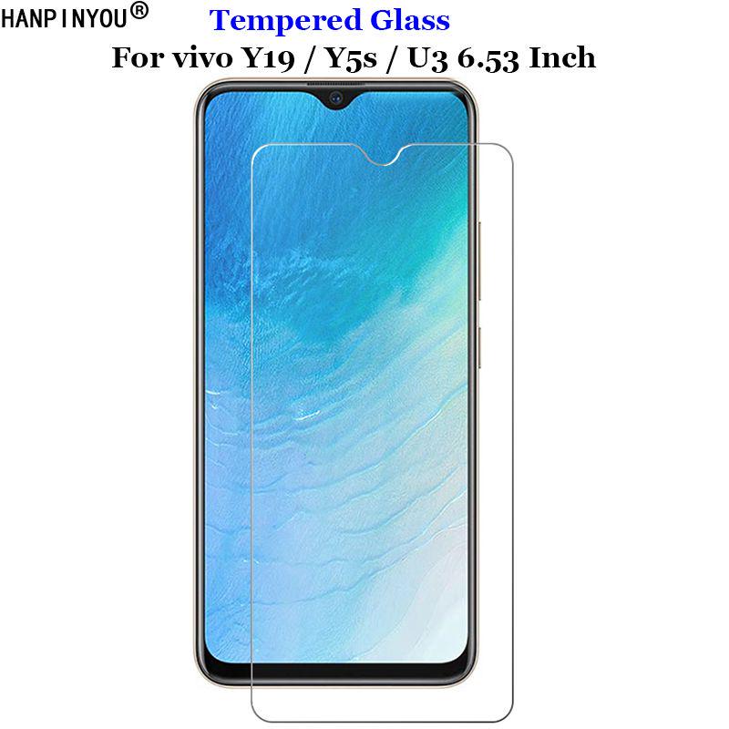 

Для vivo Y19 Y5s U3 6,53 Прозрачное закаленное стекло 9H 2.5D Ультратонкий премиум премиум протектор экрана Взрывозащищенный защитный пленок Закаленный защитный щиток