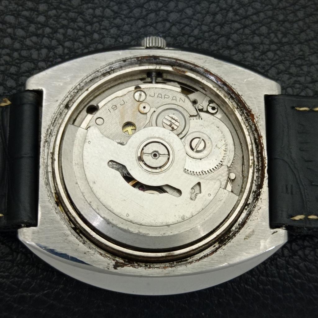 AUTOMATIC VINTAGE SEIKO 5 JAPAN 7006A MENS ARABIC BLUE DIAL WATCH A702456-5 R124-a702456