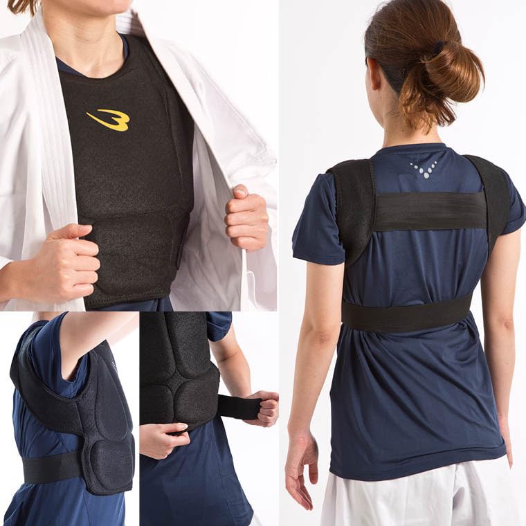 BODYMAKER Chest Supporter 3 Body Chest Chest Karate Shock Martial Size L Protector, Protection, Guard, Taekwondo, Karate, Gear, Absorption, Arts,