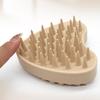 3-In-1 Heart-Shaped Silicone Scalp Head Massager Soft Comb Wet Dry Hair Root Care Makeup Brush Cleaning Shampoo Shower Tool