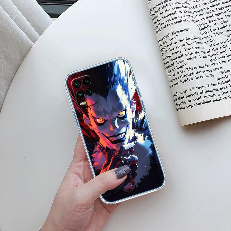 Death Note Ryuk kira Transparent Phone Case for Motorola Moto G40 G04 G05 One Ace Action Fusion + Plus Hyper Macro Vision Zoom