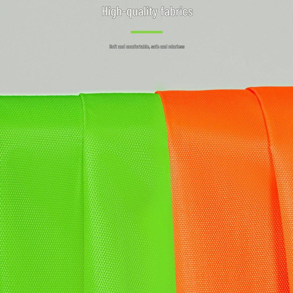 Neues Color-Block Sturmfestes 300D Oxford Outdoor Reflektierendes Regenmantelset