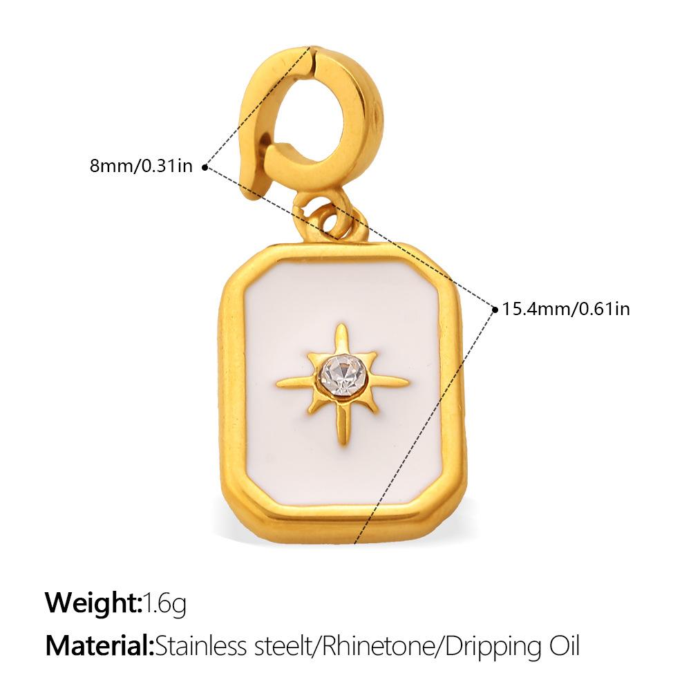 Fashion summer seaside wind DIY castle mushroom multi-element bikini buckle pendant cute enamel accessories