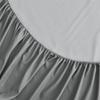 Waterproof Fitted Bedsheet Solid Color Mattress Protector Cover Elastic Bed Sheet Bedroom Bed Protector Cover (No Pillowcase)