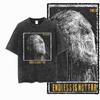 G Acid Washed Black Cotton Unisexs Streetwear COOLMIND  Graphic Tshirt   Big Size Cool Oneck Unisexs Tee Tshirt