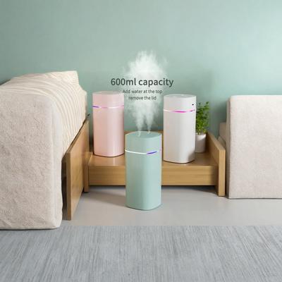 Humidificateur USB Double Spray Lumière Colorée Nano Vaporisateur Facial Cadeau pour la Maison