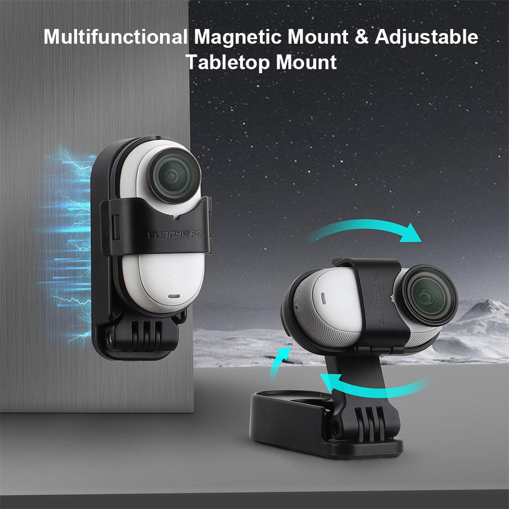 Magnetic Mount Folding Stand Camera Base Tabletop Base Bracket for Insta360 GO 3S/GO 3 Action Camera Accessories China Mainland