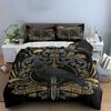 Raven, sword, scroll design. Bedding sets Duvet cover sets Duvet covers Pillowcases(1 * Duvet Cover 2 * Pillowcases, without duvet insert)