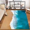 Beautiful Ocean and Sand Carpet Suitable for use as an anti-slip game mat for living room and bedroom sofas
