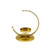 Hanging Metal Tealight Candle Holder for Eid Mubaraks Moon Shape Candle Stand Iron Lanterns for Home and Event Decors