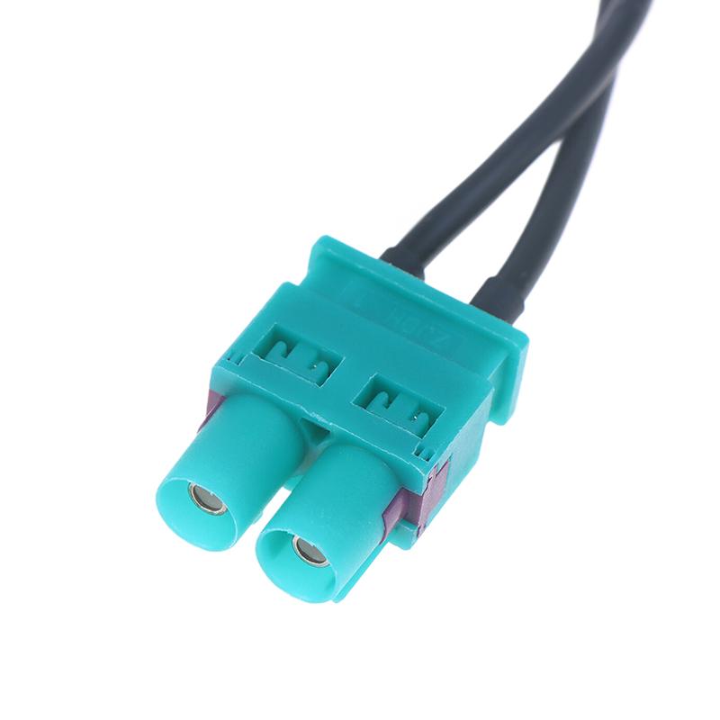 1/2pcs Fakra Radio Antenna Adapter RNS RCD 510 310 315 210 Fit For Car 2-to-1 Radio Antenna Connector