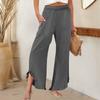 Women's Pants  With Pockets Business Work Casual Trousers Lightweight Caual Loose Trousers