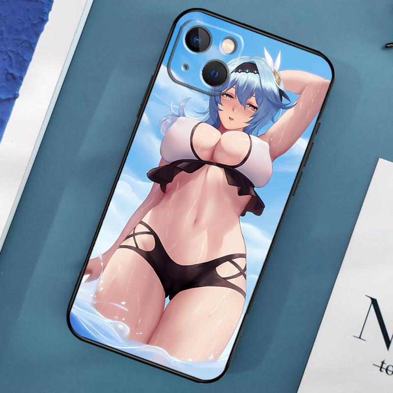 Cute Sexy Eula Game Phone Case For iPhone 15 14 Pro Max 11 13 12 Mini X XR XS Max SE 2020 7 8 Plus Cover Capa