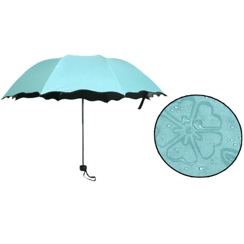 Red Leaf Portable Manual Folding Umbrella Magic Flower Umbrella Travel Umbrella Anti Rain Umbrella Folding Anti UV Sun Umbrella
