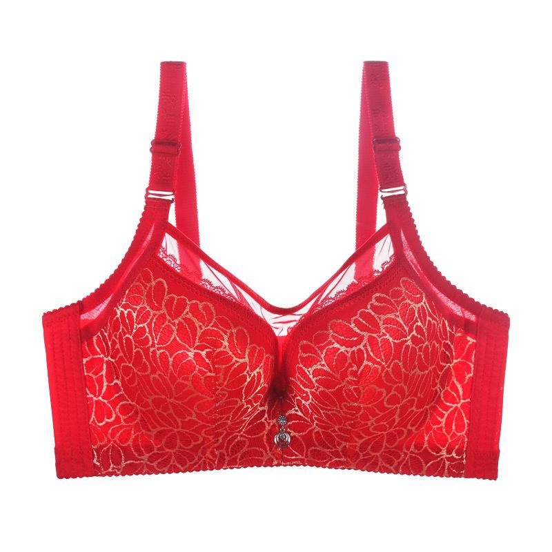 Large Size Bra for Women Strapless Anti Slip Thin Cup Gathering Bra Adjustable Comfortable and Sexy Bra