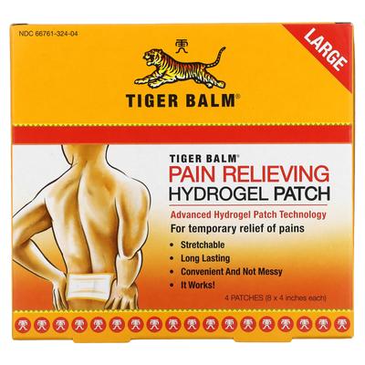 Pain Relief Hydrogel Patch, Large, 4 Patches