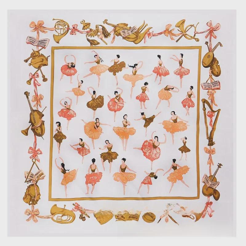 "New European and American Jungle Floral Bird Print 130cm Silk Twill Satin Square Scarf Shawl"