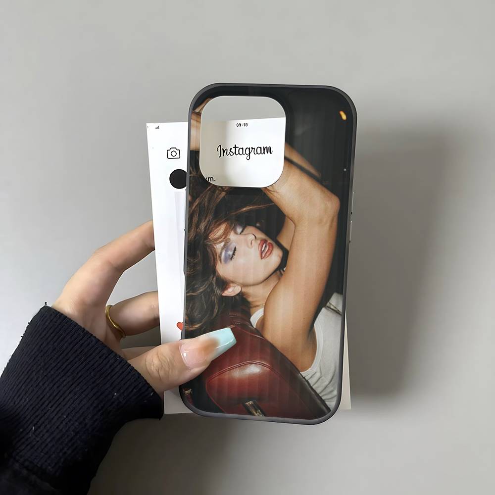 A-Addison Rae Soft Corrugated Transparent Phone Case For IPhone 17 15 16 11 12 13 14 Pro Max Plus Pro