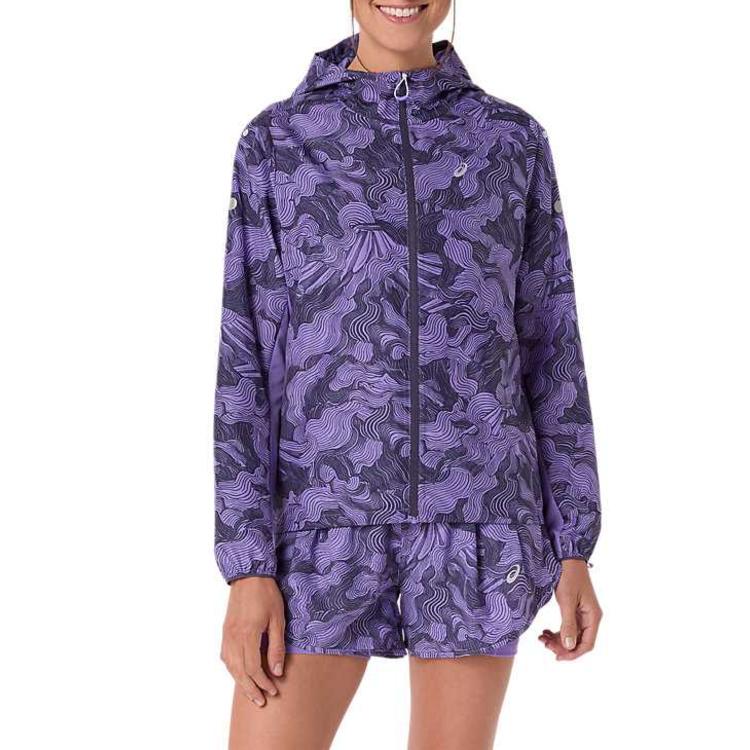 Asics Fujitrail Hooded Zip Long Sleeve Jacket Women jackets 2012D431-500 L