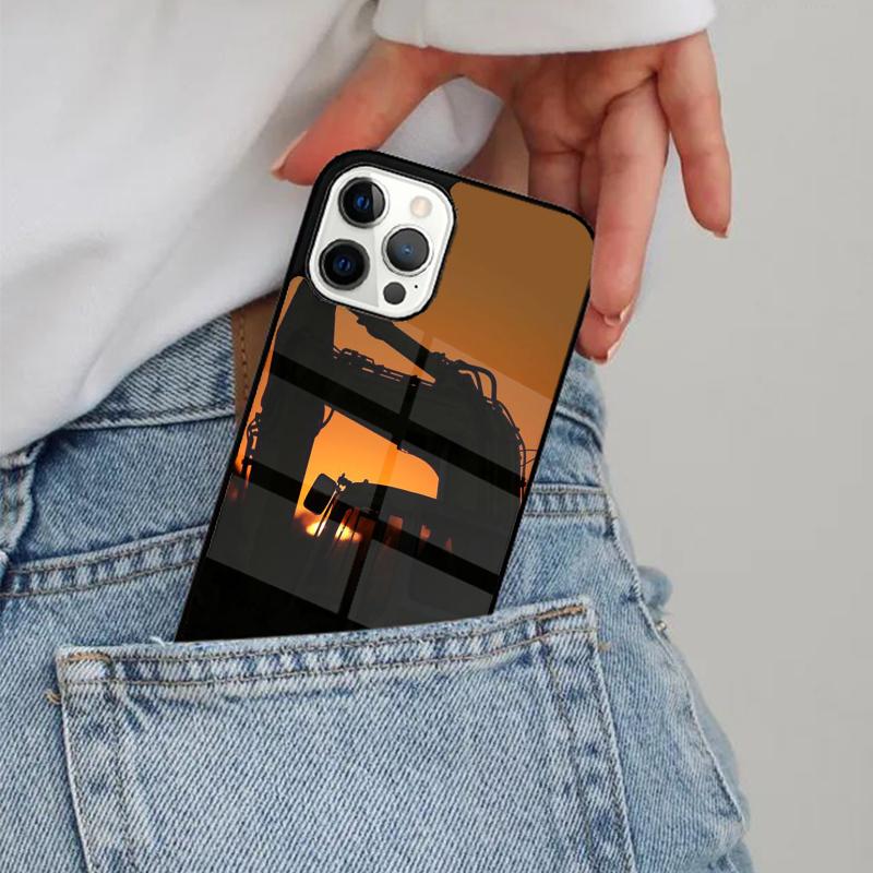 Excavator Phone Case Magesafe Magnetic Wireless Charge Cover For IPhone 18 17 Air 16 16e 11 12 13 14 15 Pro Max Plus