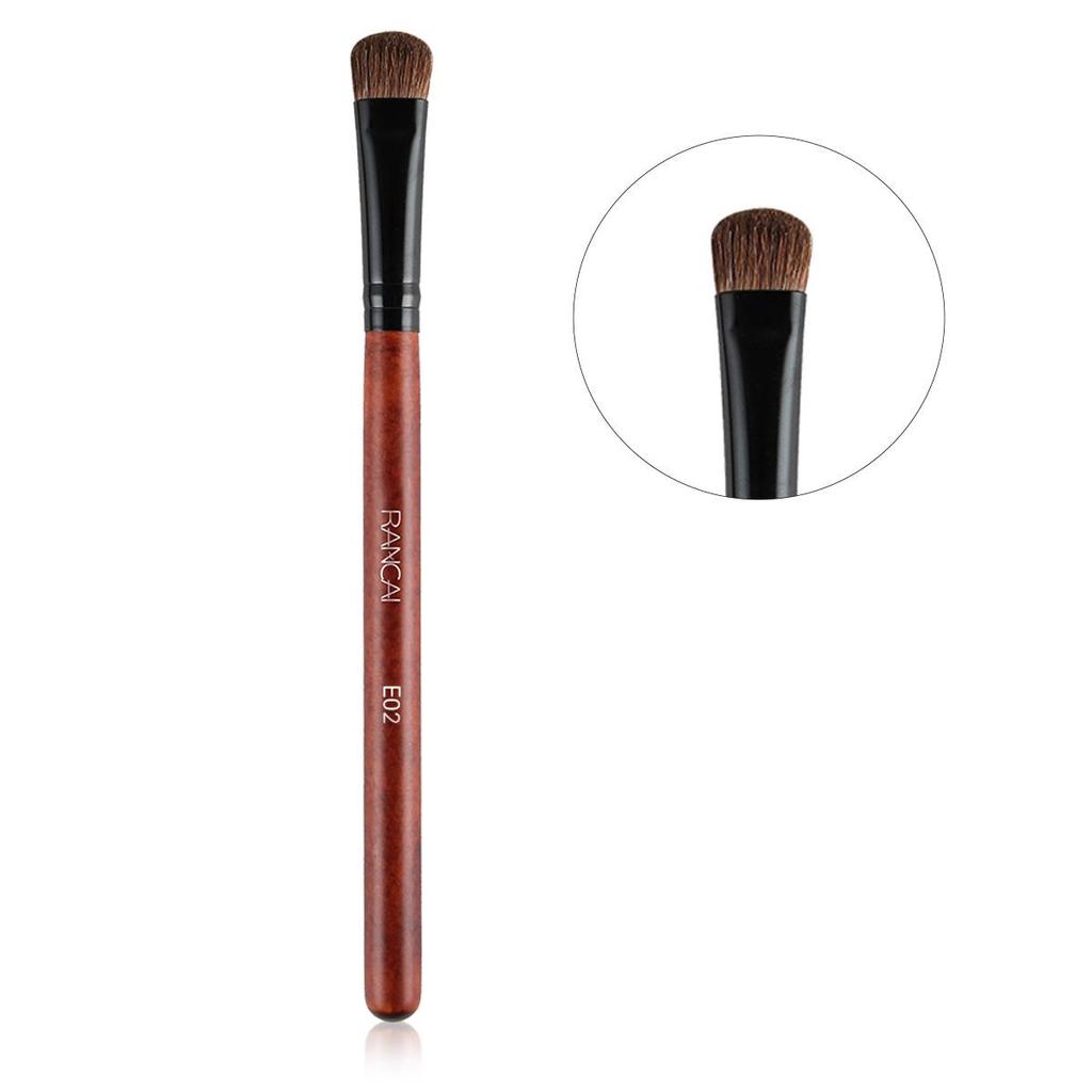 Tragbarer reiner Pferdehaar Lidschatten Verblenderpinsel - Große weiche Borste für Augen-Make-up