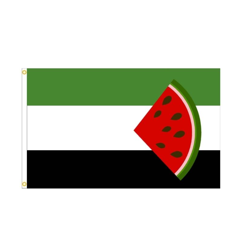 Watermelon Funny Flag VividColor and UV Fade Resistant Banners 90x150cm 5ftx3ft Watermelon Flags