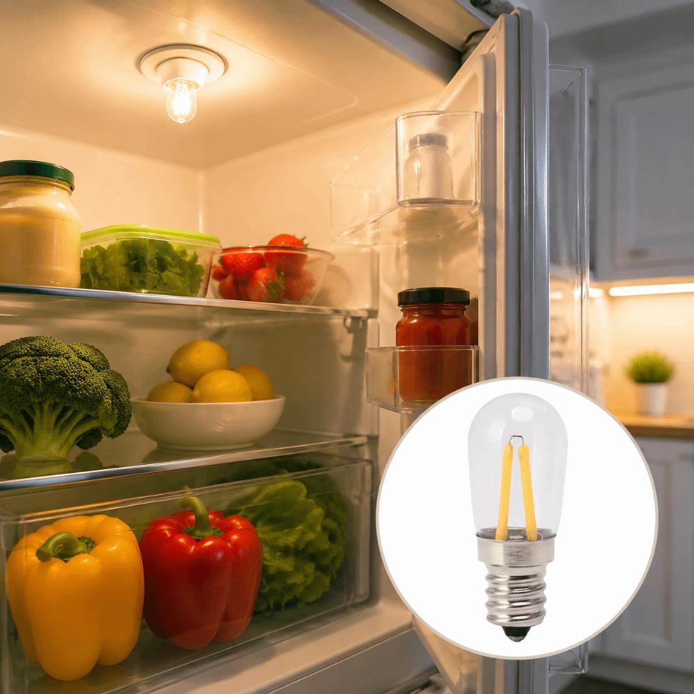 5 Pack 1.5W LED Fridge Light Bulbs E12 Fridge Light Bulbs Refrigerator Lamp Bulbs Indoor