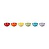 Le Creuset Mini Bowl 7cm Rainbow Heat-resistant Cold-resistant Microwave Oven Dishwasher Safe Set 6
