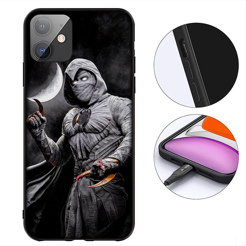 Moon Knight Marvels Marc Spector Phone Case for Samsung Galaxy S22 S21 S20 FE Ultra Plus A35 A36 A37 A33 A34 A04 A71 Cover