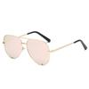 New Fashion Sunglasses Women Men Vintage Gradient Lens Glasses Metal Frame Eyewear Driving Outdoor Street Sun Glasses uv400
