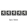 5/10Pcs 16mm Car Control Key Emblem Stickers Accessories Fit For Peugeot 207 3008 206 208 308 307 407 508 2008 5008 107 106