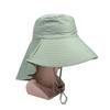 Women Summer Sun Hat Solid Color Fisherman Cap Ladies Visors High Quality Anti-UV Wide Brim Neck Protection Sunshade Hats