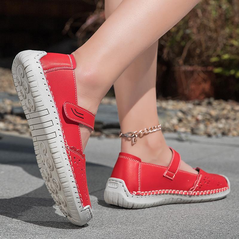 Sandali Donna Estivi Verdi Scarpe da Escursionismo Outdoor Marroni Sandali Bassi da Spiaggia Casual Morbidi Sandali Romani Rossi per Ragazza Taglie Forti