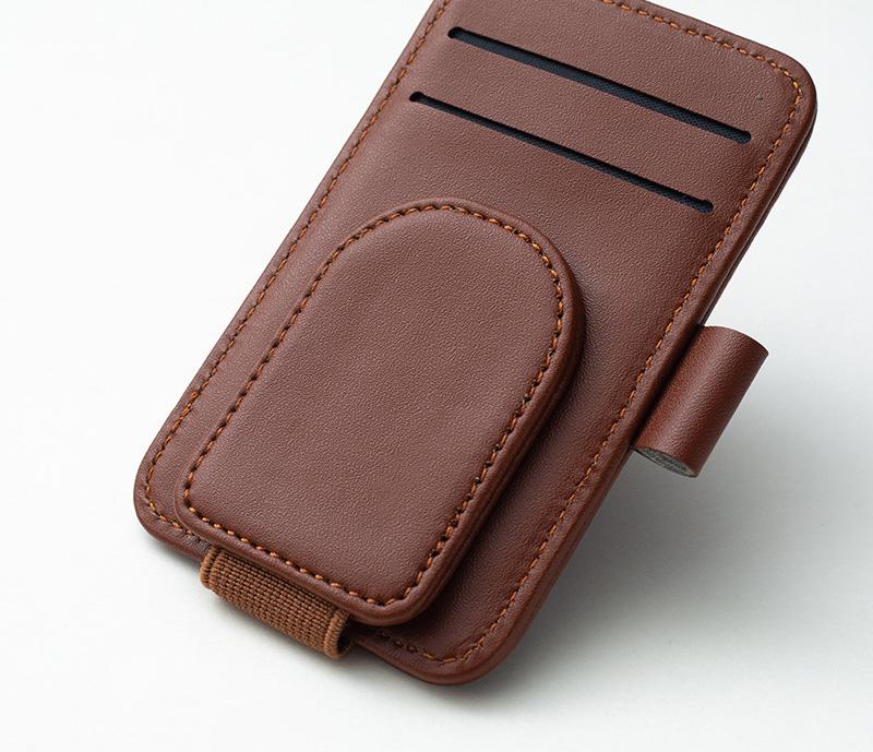 Clip Card Ticket Holder Stand Fastener Pen Case Car Accessories Car Sun Visor Glasses Holder Multifunction Car Sunglasses