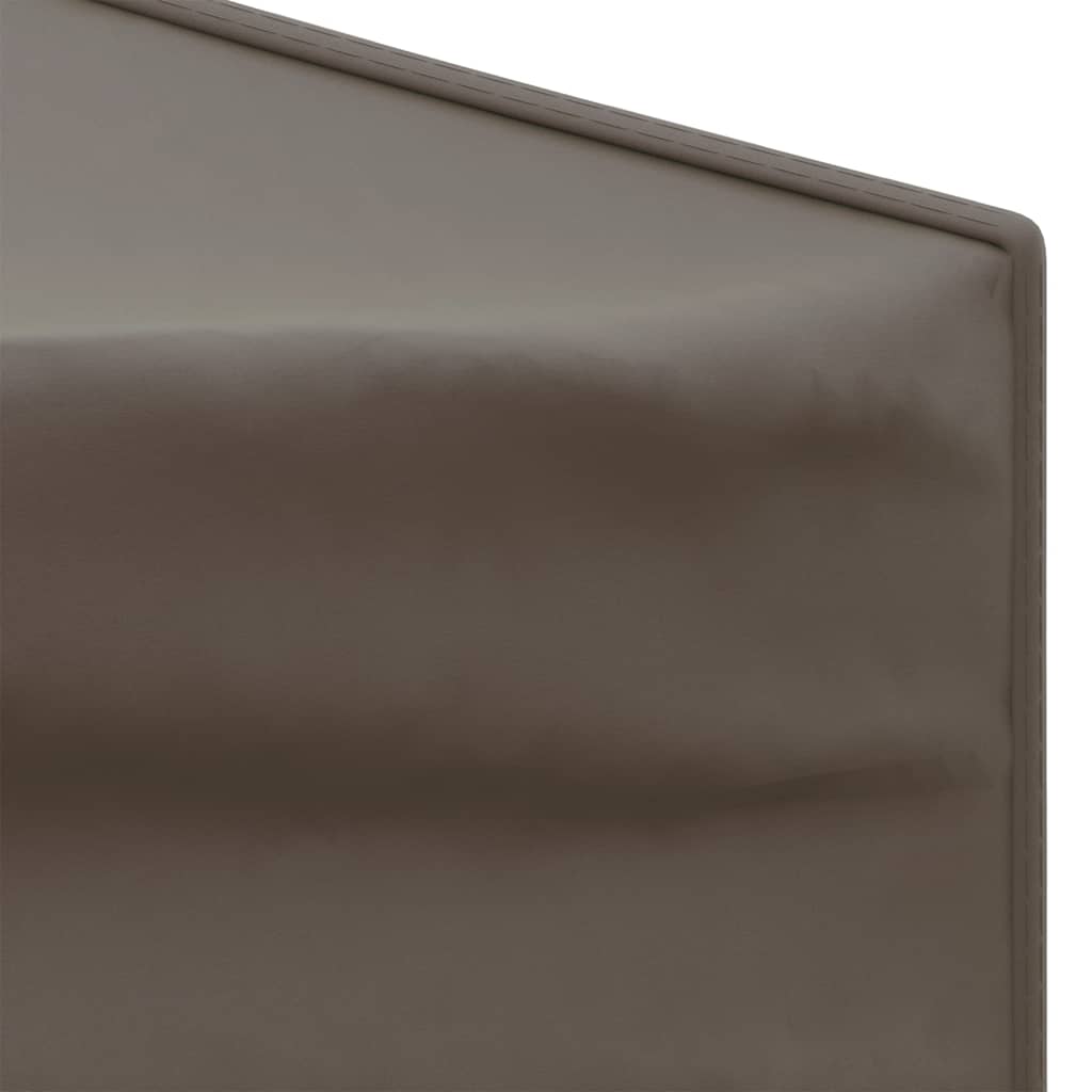 Vidaxl Fällbart Partytält med Väggar, Taupe, 3x3 M