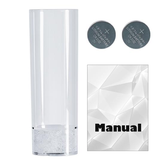 1/6Pcs Light Up Shot Glass Reusable LED Wine Goblet Wine Champagne Glass for Birthday Christmas Halloween Weddings Festivals