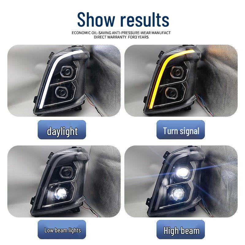 Super Bright Laser LED Headlight Assembly for Liuqi Chenglong H7, H5, Balong M3 Bi-LED Models