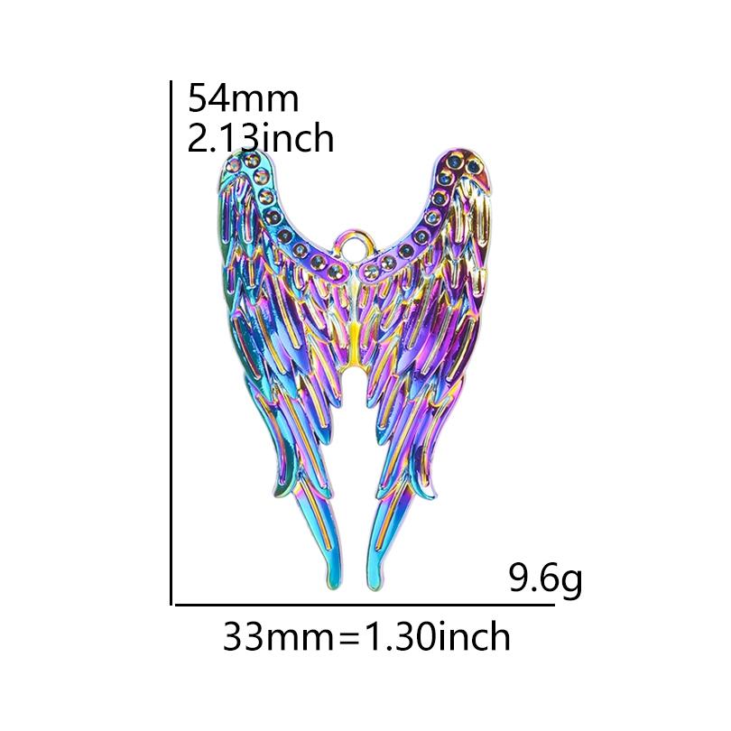 2Pcs Skullsteampunk Charm Rainbow Filigree Hearts Charms For Jewelry Making Bulk Diy Flowers Pendant Turtle Animal Accessories
