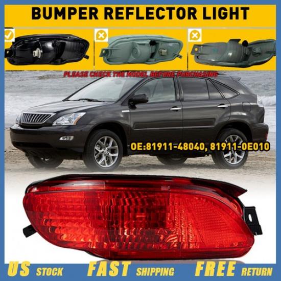 

Rear Left Side Marker Bumper Red Light 2006-2008 for Lexus RX400h 81911-0E010 US