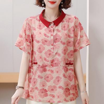 4XL-8XL Nadrozmerné Elegantné Blúzky pre Ženy Letné Oversize Topy Dámske Bežné Tričká s Krátkym Rukávom